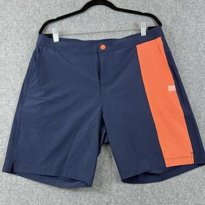 Rhone Barrier Swim Shorts Men's‎ L Navy Emberglow NWT